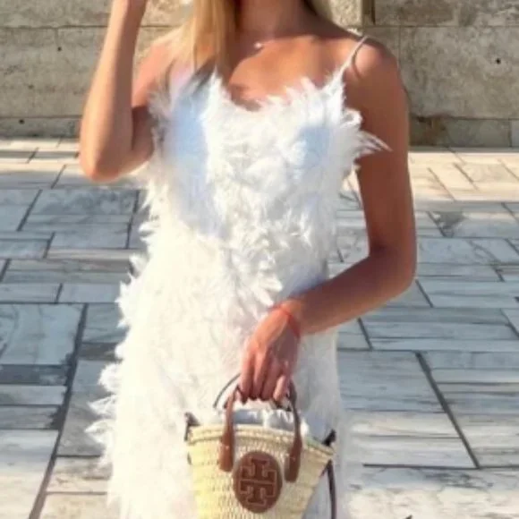 Inamore | Dresses | Little White Flower Dress Perfect For  Bachelorettereception | Poshmark